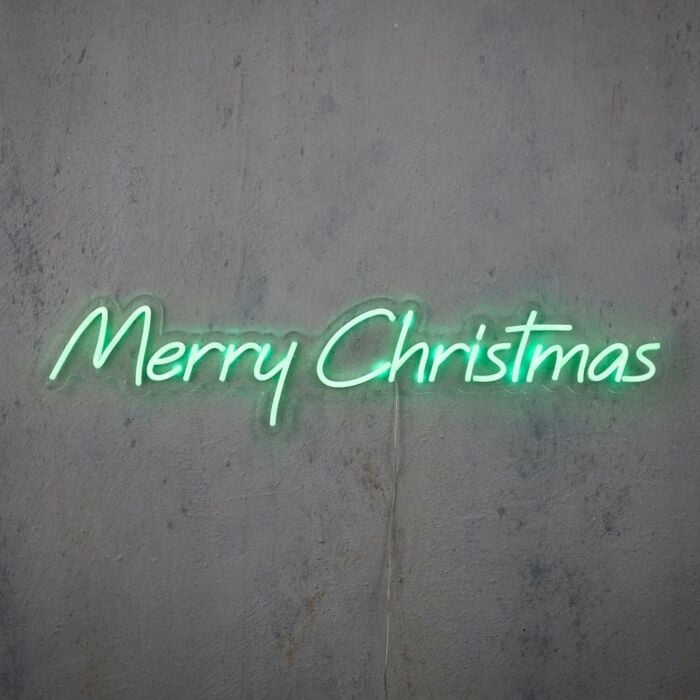 Neon light merry christmas groen 94 cm - Luca Lighting Neon light merry christmas groen 94 cm - Luca Lighting