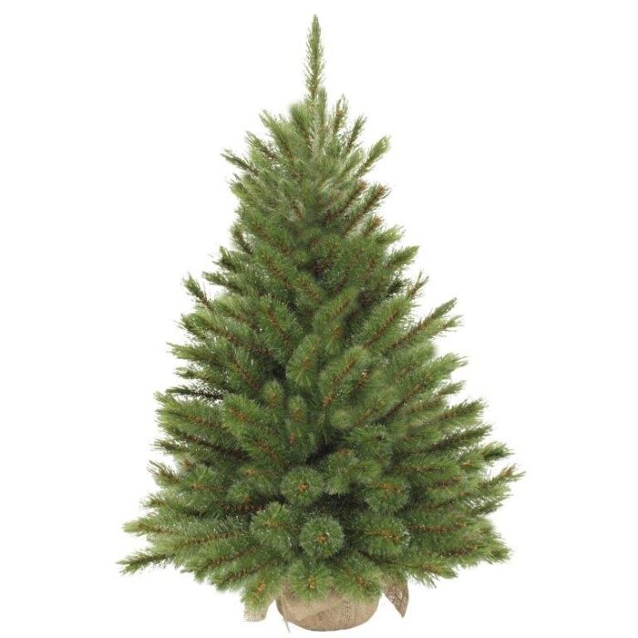 Kerstboom Forest frosted met jute groen 90 cm - Triumph Tree