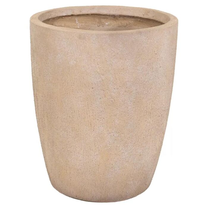 Bloempot Texas Egg Pot High Sand Wash Ø 50 cm - Mega Collections