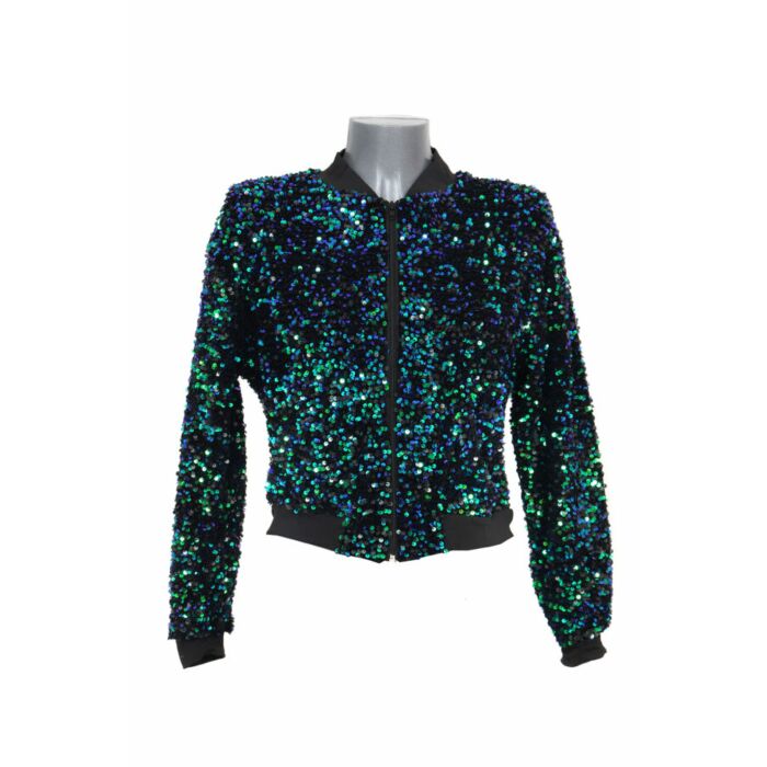 Jas Pailletten green 42/44 Jas Pailletten green 42/44