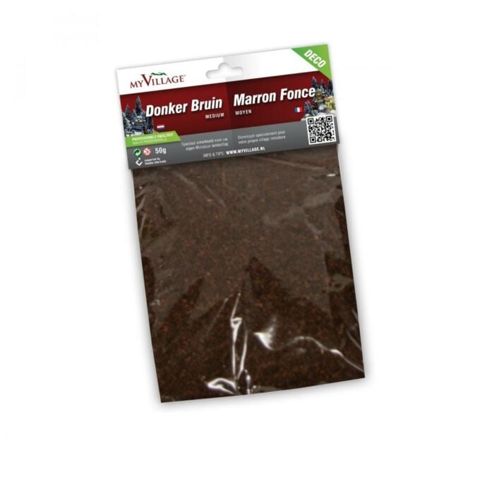 Strooisel Donkerbruin Medium  50Gr