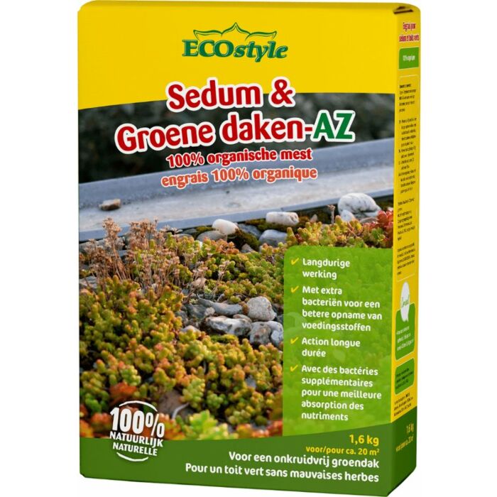 Sedum & Groene daken-AZ 1,6 kg - Ecostyle