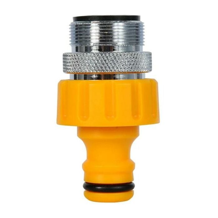 Kraanstuk ¾ inch met verloop 24 mm buitendraad - Hozelock