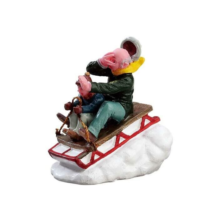 Lemax Sledding met Gramps