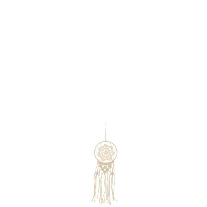 Dromenvanger macrame katoen ecru L 30 cm