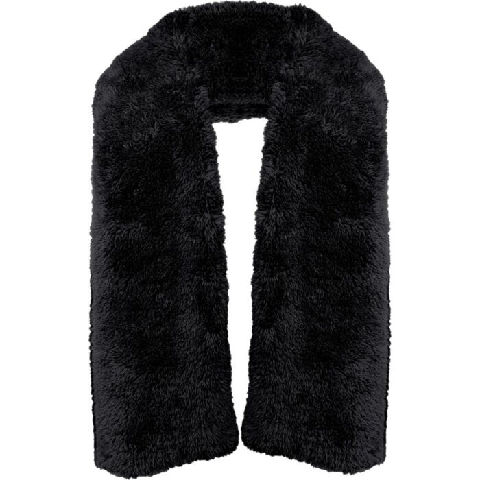 Sjaal Wanda 30 x 190 cm black - Unique Living