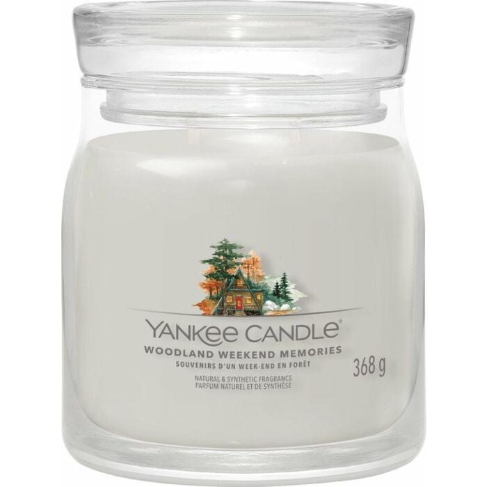 Woodland Weekend Memories medium Jar - Yankee Candle Woodland Weekend Memories medium Jar - Yankee Candle