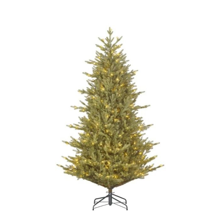 Kerstboom Meran 386LED groen 215 cm - Black Box