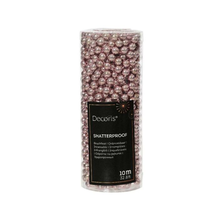 Kralenslinger plastic fris lila 1000 cm - Decoris