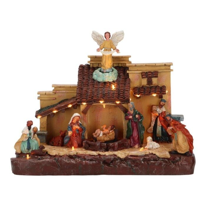 Kerststal scene led inclusief adapter Kerststal scene led inclusief adapter
