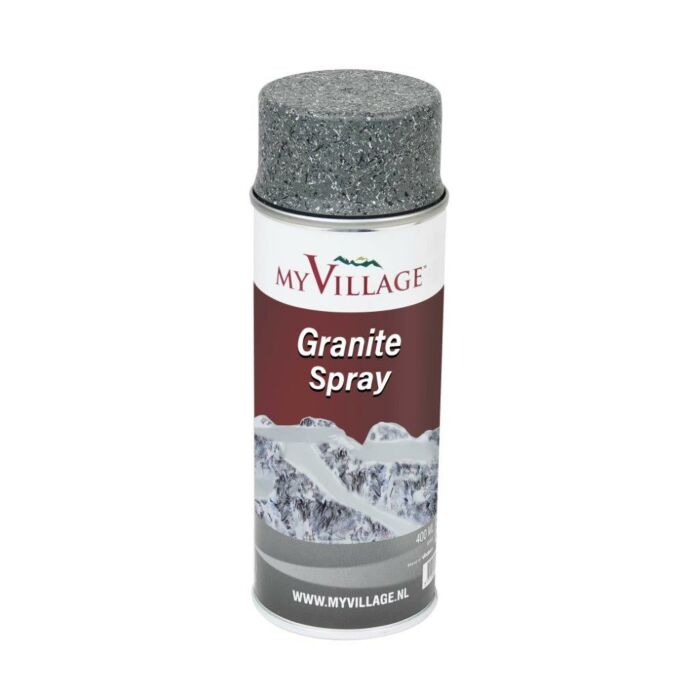 Graniet-Look Spray Antraciet 400 ml - My Village Graniet-Look Spray Antraciet 400 ml - My Village