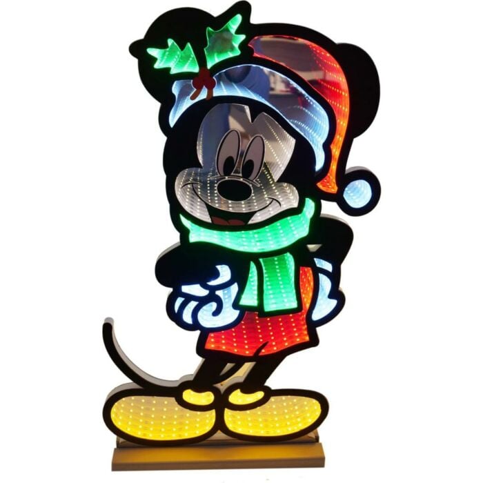 Kerstfiguur Mickey met verlichting 60 cm - Disney