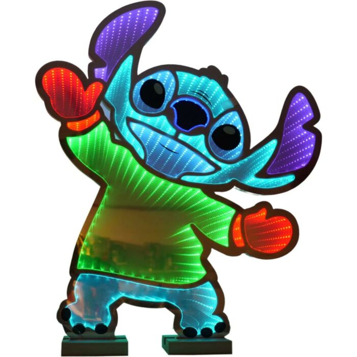 Kerstfiguur Stitch met verlichting 75 cm - Disney