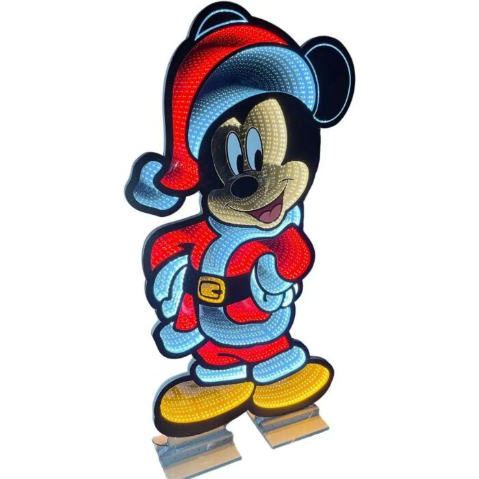 Kerstfiguur Mickey Mouse met verlichting 160 cm - Disney