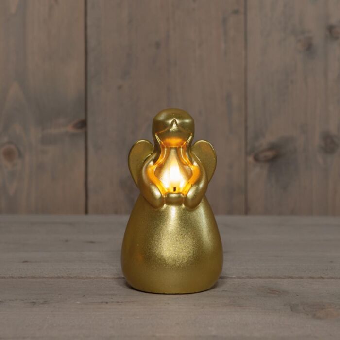LED kaars engel wax 14,5 cm goud - Anna’s Collection LED kaars engel wax 14,5 cm goud - Anna’s Collection