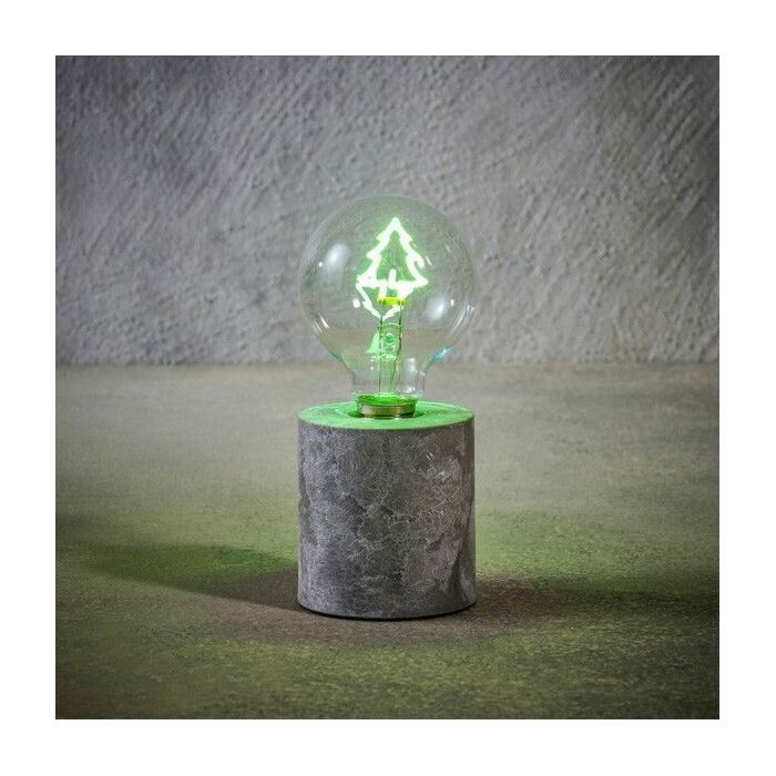 Tafellamp boom groen op batterij 18 cm - Luca Lighting Tafellamp boom groen op batterij 18 cm - Luca Lighting