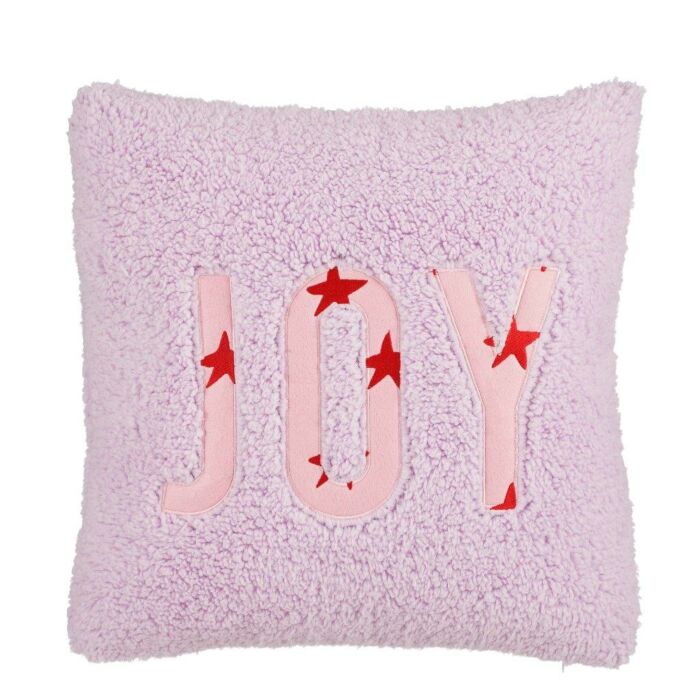 Kussen JOY lila 45 cm 
