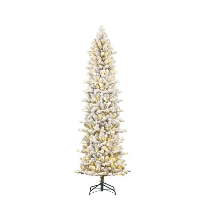 Kerstboom Harma Pilar 240LED groen met sneeuw 215 cm - Black Box Kerstboom Harma Pilar 240LED groen met sneeuw 215 cm - Black Box