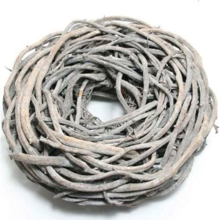 Krans wreath Crazyvine grijs Ø 38 cm