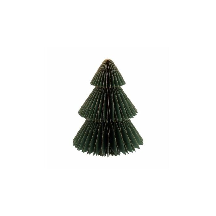 Kerstboom point honeycomb papier groen 150 cm - HBX