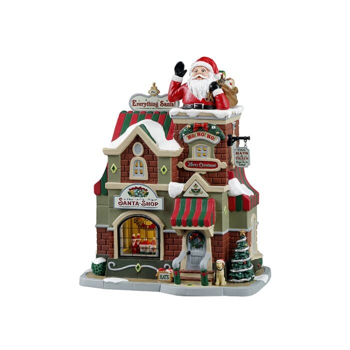 Lemax The Santa Shop Incl, met adapter Lemax The Santa Shop Incl, met adapter