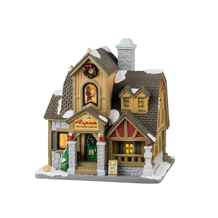 Lemax Artists' Lofts, met adapter Lemax Artists' Lofts, met adapter