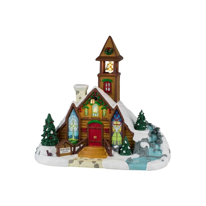 Lemax Bear Creek Chapel, B/O (4.5V) Lemax Bear Creek Chapel, B/O (4.5V)