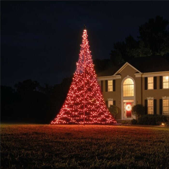 Vlaggenmast kerstboom Smart Magic 1152LED 6 meter - Fairybell Vlaggenmast kerstboom Smart Magic 1152LED 6 meter - Fairybell