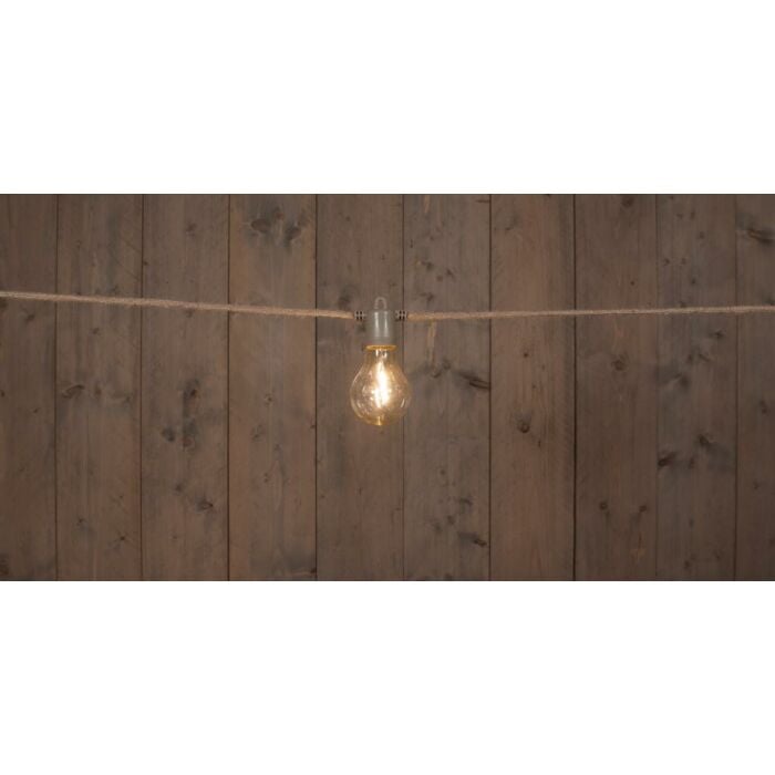 Feestverlichting 10 lampjes classic bruin snoerlengte 10 m Feestverlichting 10 lampjes classic bruin snoerlengte 10 m