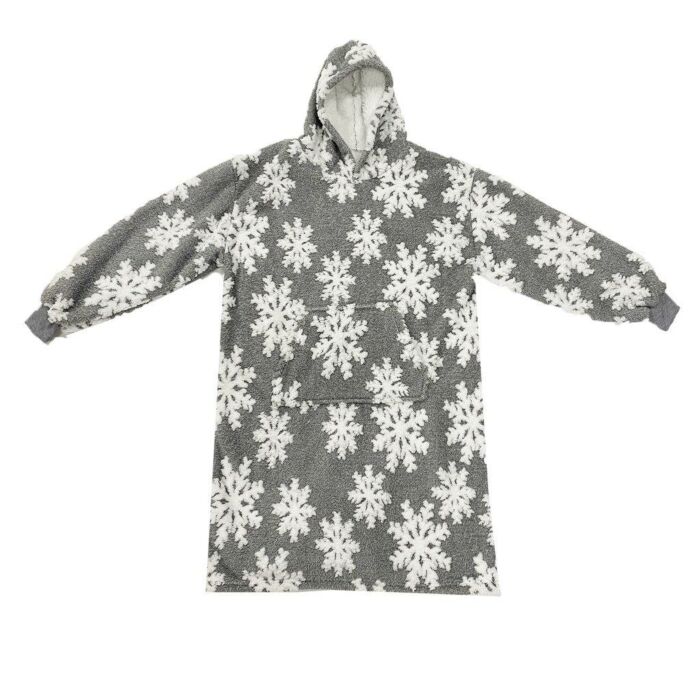 Hoodie Snowy sneeuwvlok grijs Hoodie Snowy sneeuwvlok grijs