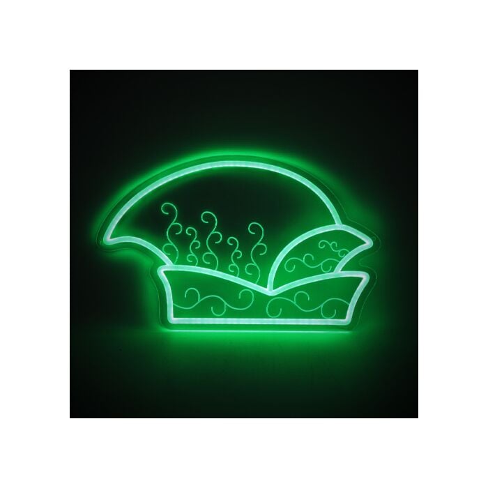 Vastelaovend Neon Light Prinsensteek groen 