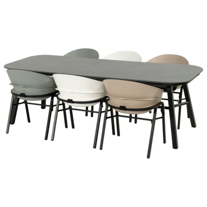 Tuintafel Tubb zwart 240 cm - Hartman