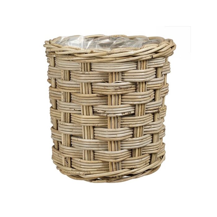 Mand Marcia grijs rond Ø 29 cm - Mica Mand Marcia grijs rond Ø 29 cm - Mica