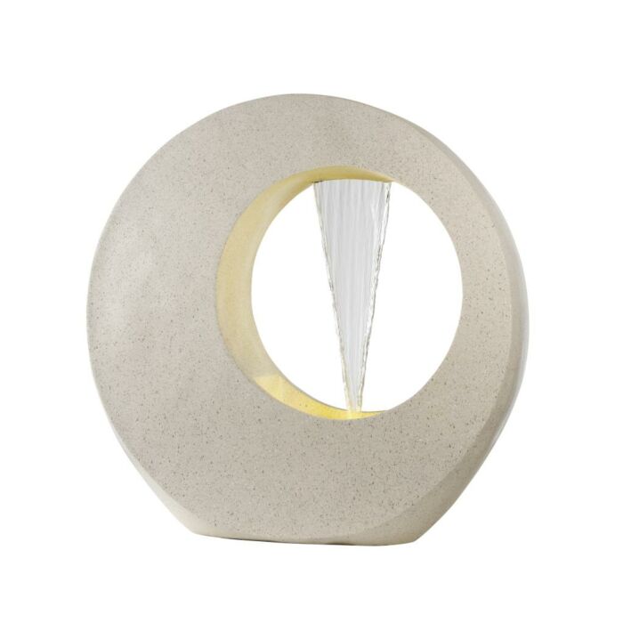 Fontein polyresin 6 LED wit 92 cm