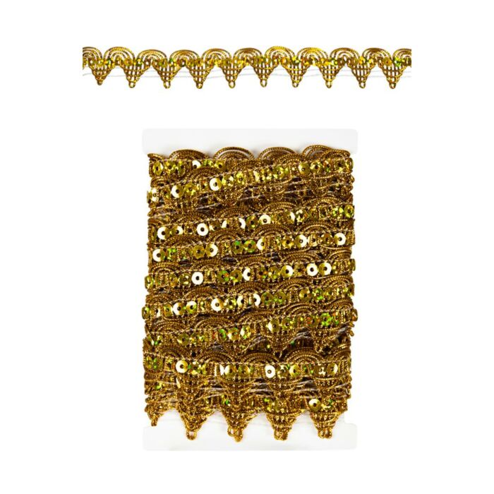 Galon pailletten goud