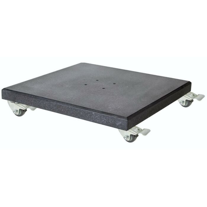 Verrijdbare parasolvoet Modena 120kg Granite zwart - Platinum Verrijdbare parasolvoet Modena 120kg Granite zwart - Platinum