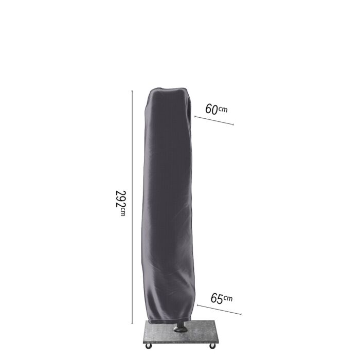  Parasolhoes H 292 cm zwart - Platinum