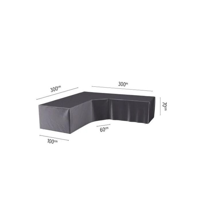 Loungesethoes L/ Trapeze L 300 cm zwart - Platinum Loungesethoes L/ Trapeze L 300 cm zwart - Platinum