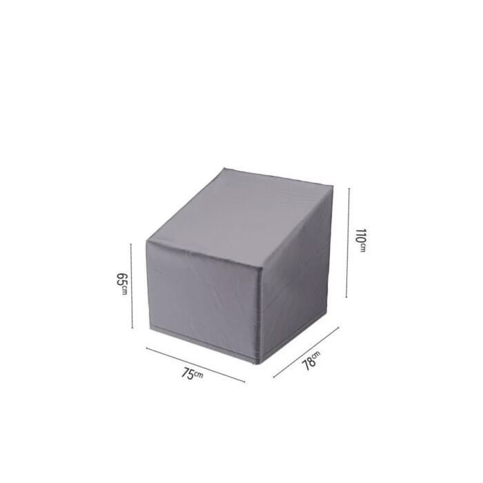 Loungestoelhoes HB  x L cover L 75 cm zwart - Platinum Loungestoelhoes HB  x L cover L 75 cm zwart - Platinum