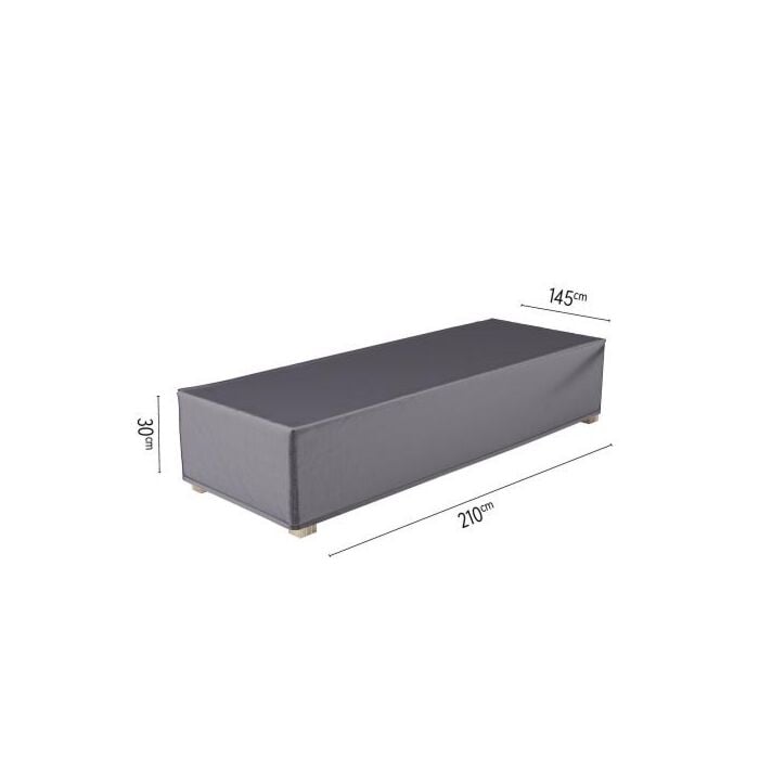 Ligbedhoes L 210 cm zwart - Platinum