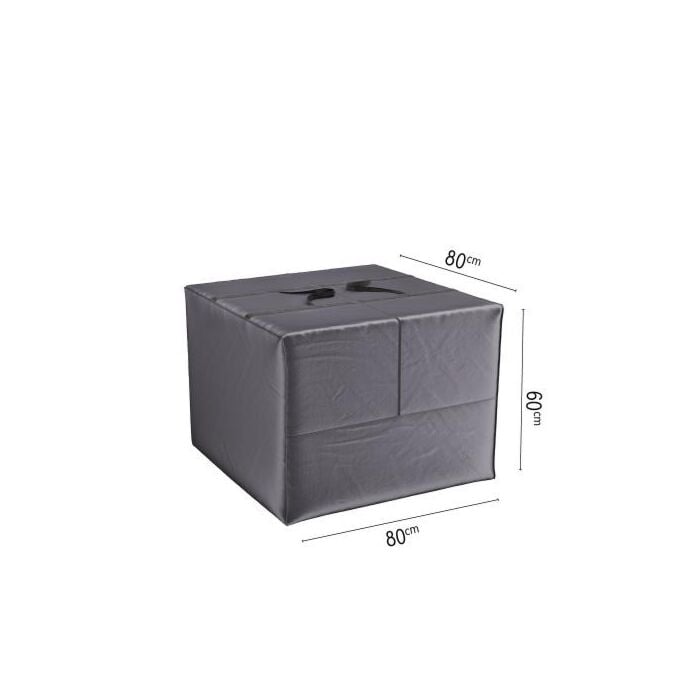 Kussentashoes 80 x 80 zwart - Platinum