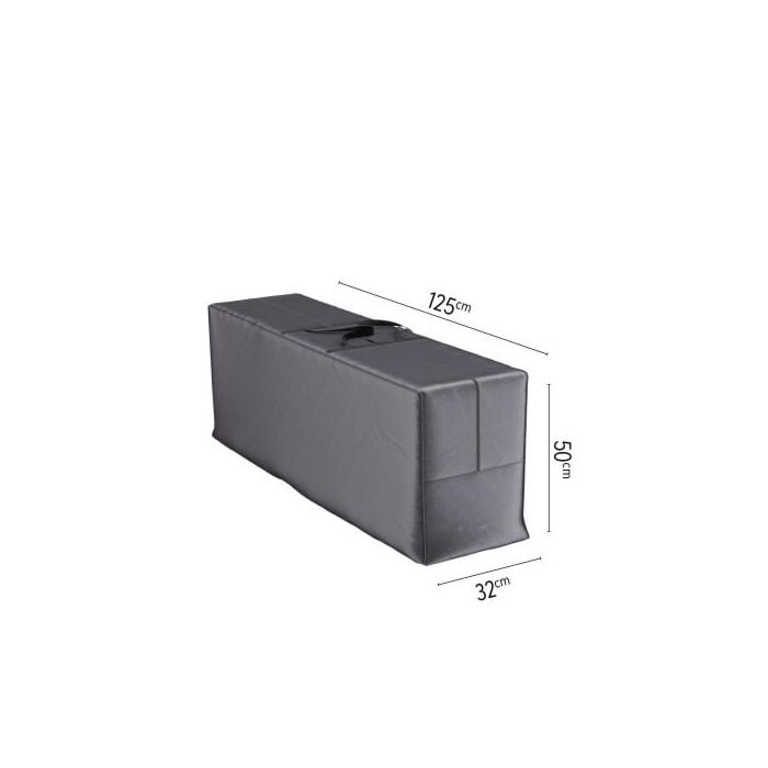 Kussentashoes L 125 cm zwart - Platinum