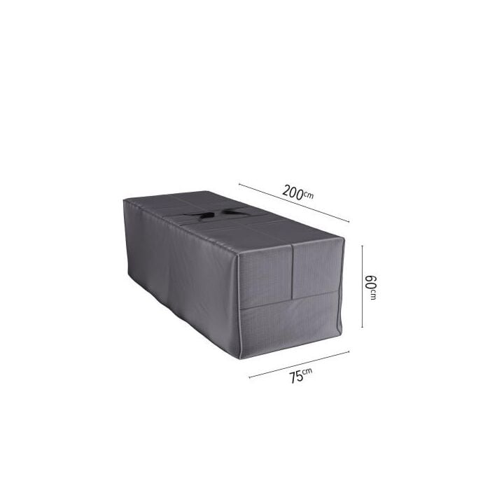 Kussentashoes 200 x 75 zwart - Platinum Kussentashoes 200 x 75 zwart - Platinum