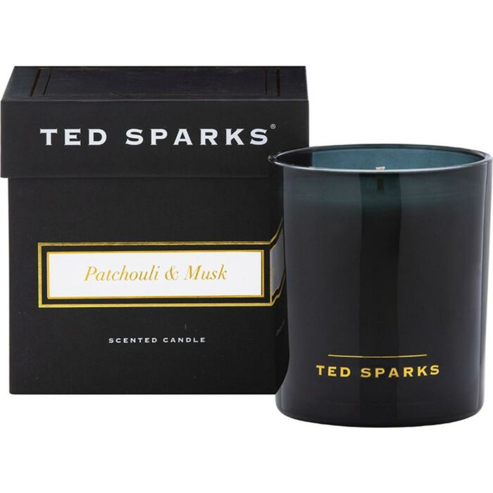 Geurkaars Demi Ø 8,5 cm patchouli musk - Ted Sparks