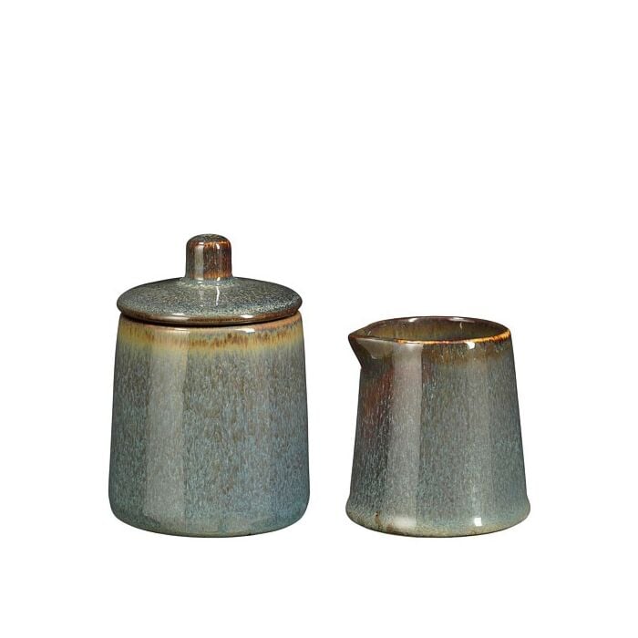 Racco suiker-melk stel groen 2 stuks Ø 7,5 cm - Mica Racco suiker-melk stel groen 2 stuks Ø 7,5 cm - Mica