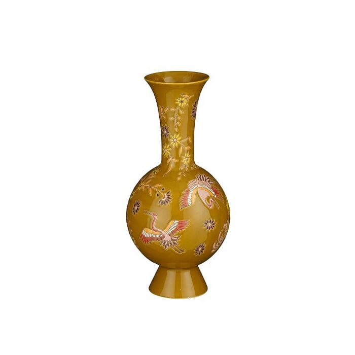 Vaas Eloise oker Ø 22 cm - Mica