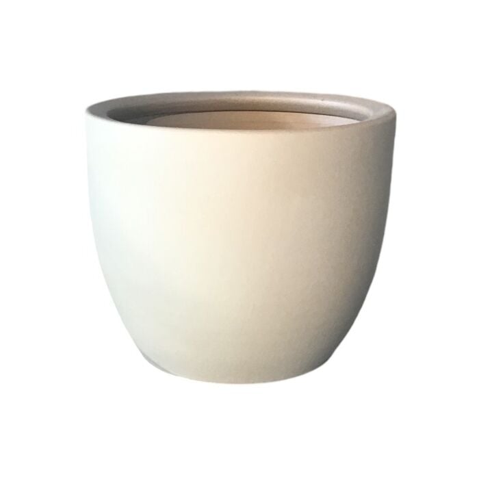 Bloempot keramiek lichtgrijs Ø30 cm Bloempot keramiek lichtgrijs Ø30 cm