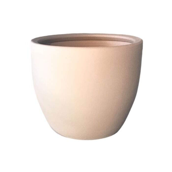 Bloempot keramiek beige Ø38 cm