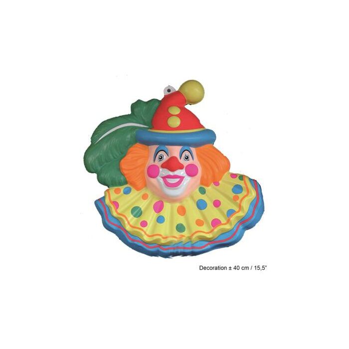 Clown masker decoratie