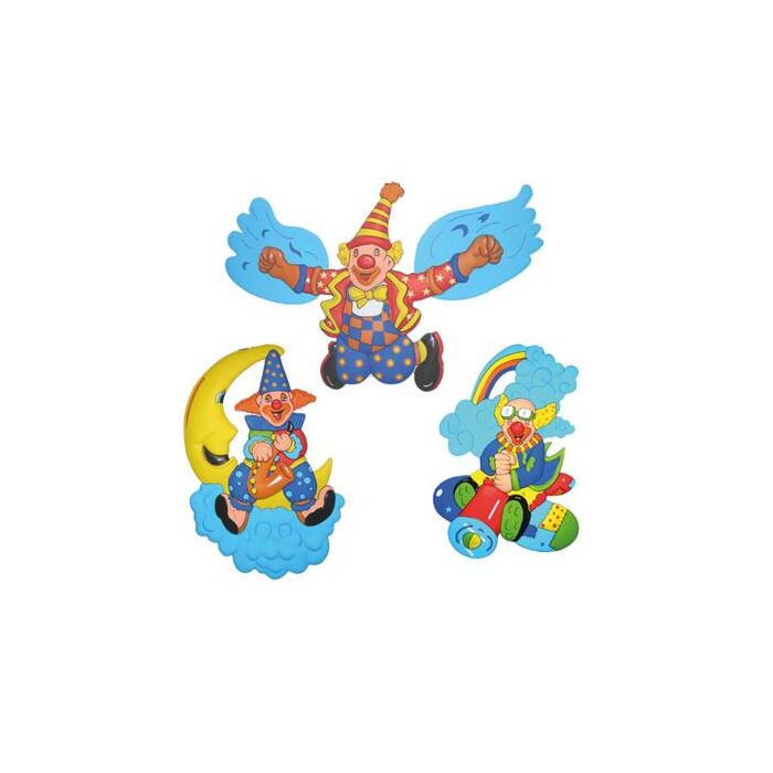 Clown maskers decoratie Clown maskers decoratie